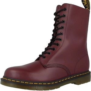 Dr. Martens 1490 10-Eye Boot Cherry Red Mens 10 UK